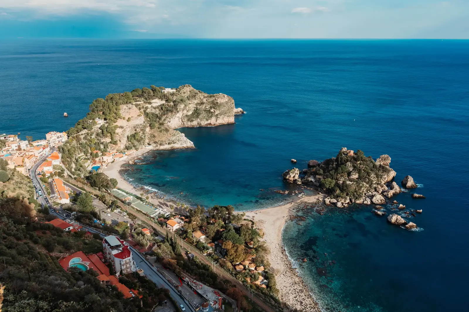 Isola Bella vista da Taormina